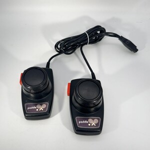 Vintage Atari 2600 CX-30 Paddles - OEM Jitter-Free, Fully Restored, Tested & Working