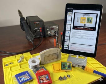 Digital Repair Guide PDF – Save Your Game: Complete Nintendo Cartridge Battery Replacement + Battery Reference List