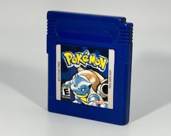 Pokemon Blue (Game Boy Color, 1998) Authentic *NEW BATTERY* w/ Save Game