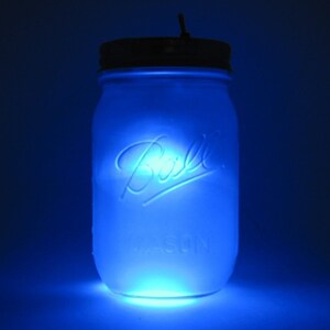 Sun and Moon Mason Jar Night Light image 2