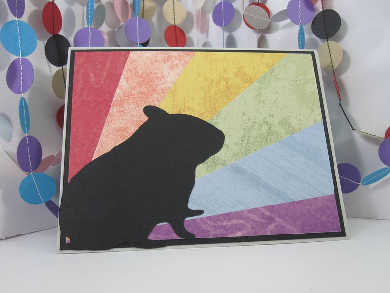 animal sympathy hamster sympathy pet sympathy Rainbow Bridge Hamster Card