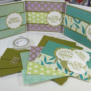 Geburtstagskarten-Kit Birthday Blast 3 Karten-Kit Machen Sie Ihre eigene Karte Kit Erwachsene Handwerk Kit Senior Craft Kit DIY Geschenk DIY Kartenherstellung Kit DIY Kit