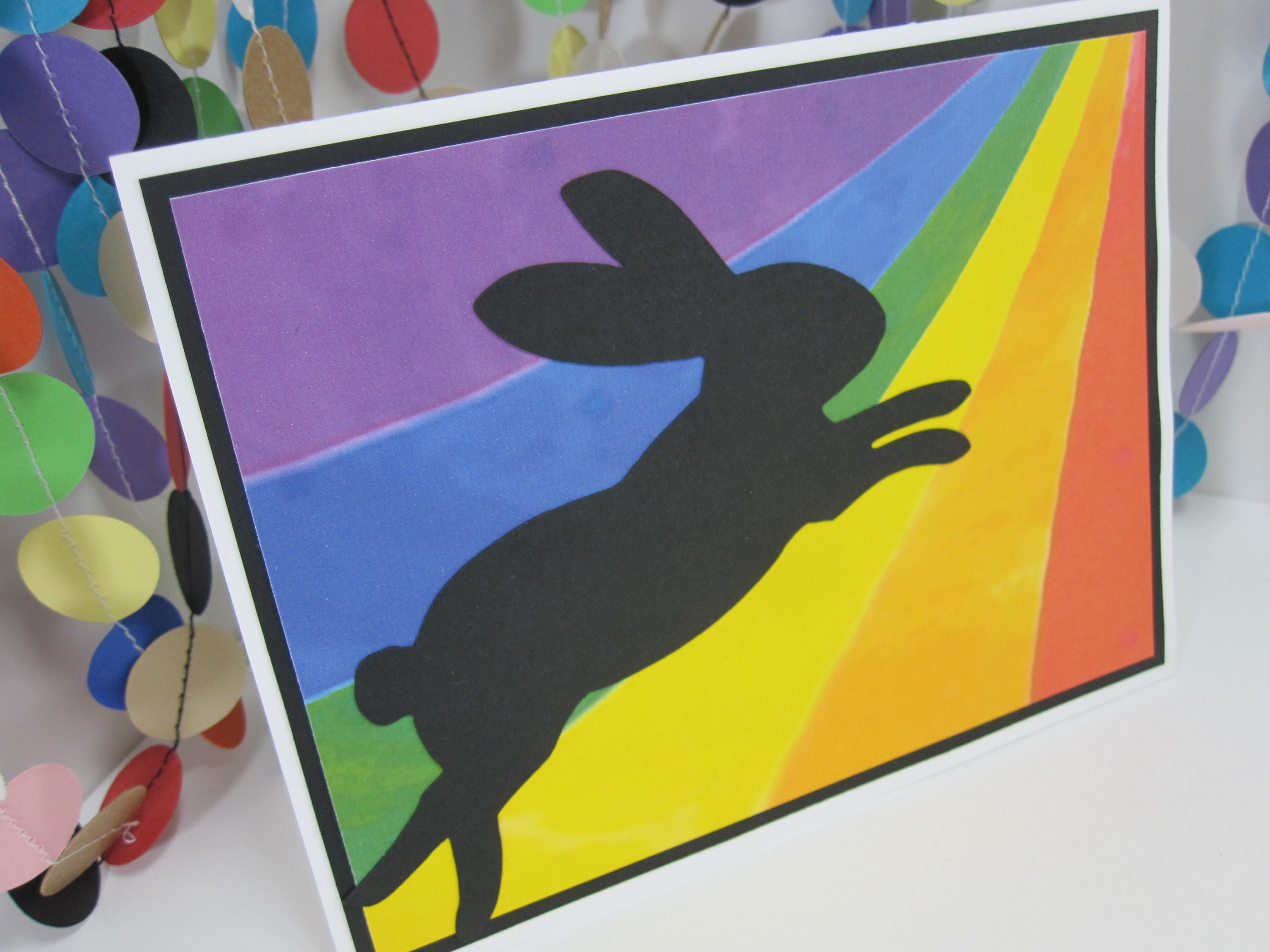 Bridge Rbbit Rainbow Bridge Bunny Card Rainbow Bridge Rabbit Card Rainbow Bunny ...