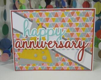 Happy Anniversary Card for Husband Anniversary Card for Boyfriend Anniversary Card for Wife Androgynous Anniversary Masculine Anniversary