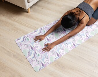 Individuell bedruckte Yogamatten personalisieren Ihre Praxis mit einzigartigen Designs, Komfort und Unterstützung – Designer-Yogamatten mit Mode und Funktionalität für Frauen