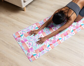 Custom Print Yoga Mats Personalize YourPractice with Unique Designs,Comfort,and Support-Designer Fashion & Functionality Yoga Mats for Women