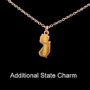 Additional State Charm(s) for Necklace or Bracelet