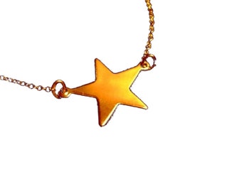 The Perks of Being a Wallflower, The Runaways Necklace, Star Necklace, Choker, Gold