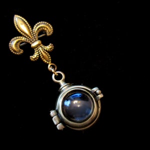 Steampunk Memories, Bridal Bouquet Groom Locket Brooch