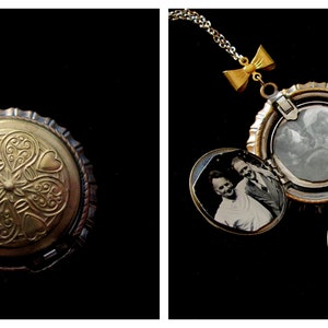 antique 4 picture locket