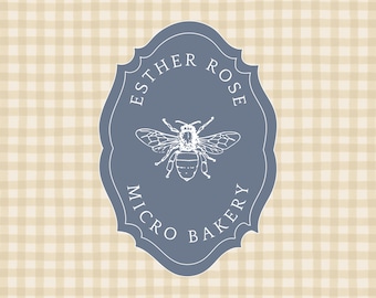 Porch Bakery Logo, Micro-Bakery Branding, Cottage Bakery Logo Kit, Pop Up Bakery (Digital Download)