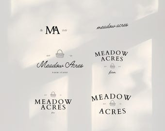 Farm Stand Logo Kit, Bakery Branding, Cottage Business (Digital Download)