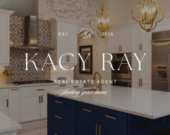 Luxury Real Estate Logos, Realty Logo Design, Realtor Branding Kit (Digital)