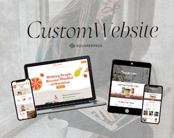 Diseño web personalizado en Squarespace / Pequeñas empresas