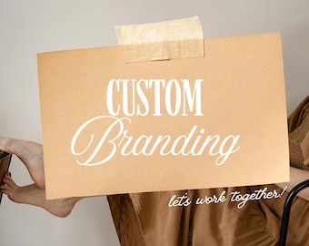 Custom Branding Kit Canva Template Premade Logo Bundle Small Business Brand Identity Feminine Logo Package Customizable Branding Suite