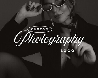 Custom Photography  Logo Design | Photographer Business Logo | Photography Branding