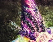 Gypsy Soul Costume Witch Hat by Bluemoose ART Ready to Ship