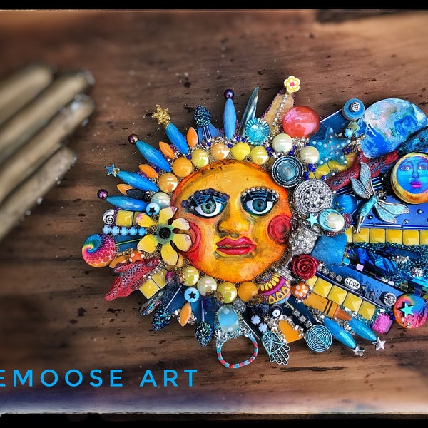 The Fantastic Bead Mosaics Sun Series A Toast to the Sun, Moon and Stars