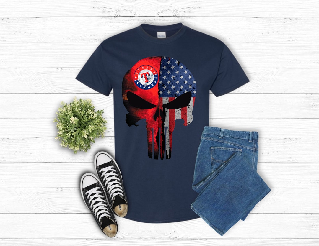 Rangers Grunge Punisher Digital Download - Etsy