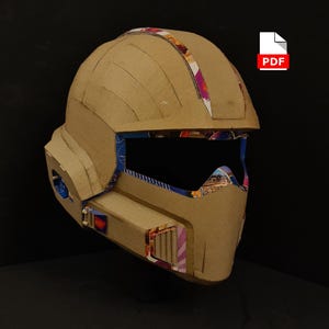 Plantillas para casco táctico HD2 BO1 (hágalo usted mismo)