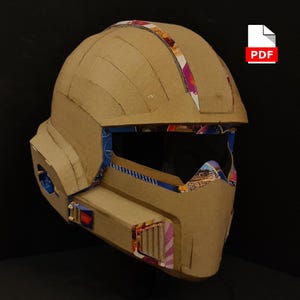MODELLI di casco tattico Helldivers 2 B-01