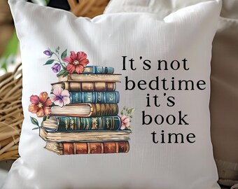 Book Lover Pillow, Reading nook pillow, Reading nook gift, Bookish Pillow, Bookish gift, Bookworm Gift, Bookworm Pillow, Book TIme Pillow