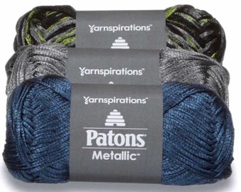 Patons Metallic Yarn - Pick Your Color