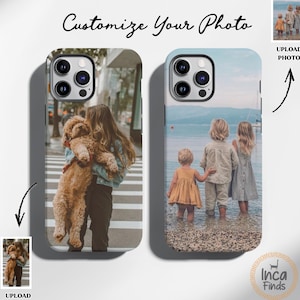 Custom Photo Collage Phone Case, Personalized Picture iPhone 17 16 15 14 Cover, Unique Gift For Him Or Her, Customizable Memory Case