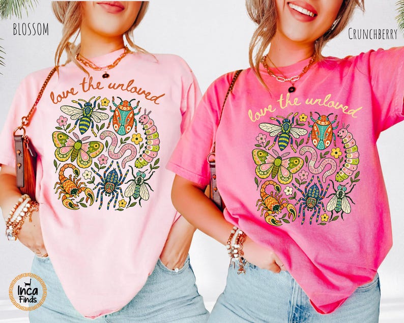 Love The Unloved Shirt, Cute Weird Animal Shirt, Bug Lover Gift, Vintage Entomology Tee, Biology Teacher Gift, Insect Lover Tee image 3