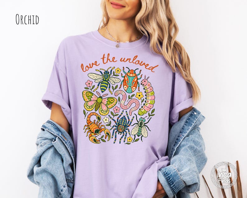 Love The Unloved Shirt, Cute Weird Animal Shirt, Bug Lover Gift, Vintage Entomology Tee, Biology Teacher Gift, Insect Lover Tee image 12