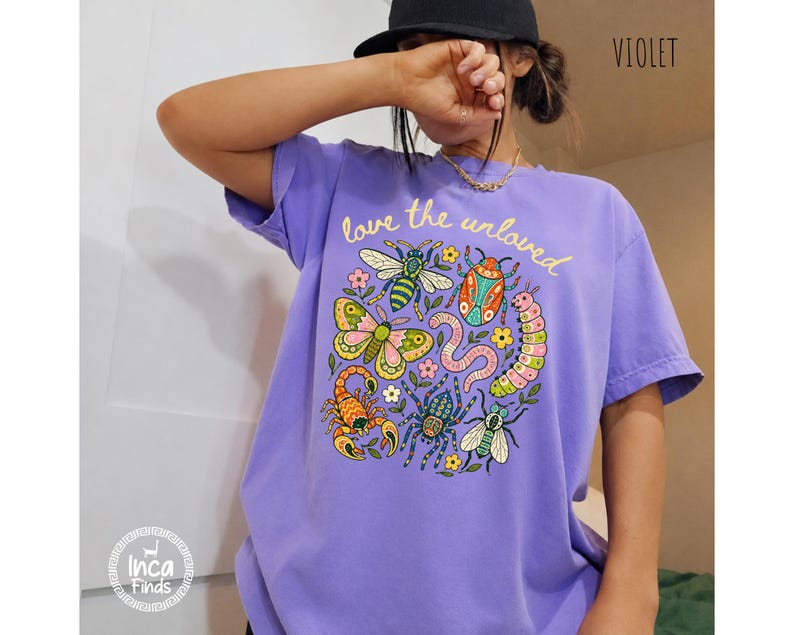 Love The Unloved Shirt, Cute Weird Animal Shirt, Bug Lover Gift, Vintage Entomology Tee, Biology Teacher Gift, Insect Lover Tee image 11