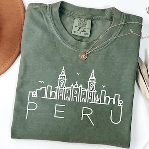Peru Cathedral Shirt, Peru Shirt, Lima Peru Shirt, Catedral de Lima Shirt, Peru History Shirt, I Love Peru Shirt, Cute Peruvian Shirt, Llama