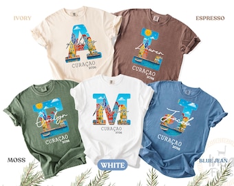 Curacao Family Trip Shirt 2026, Custom Caribbean Souvenir Tee, Matching Cruise Shirt, Island Gift, Vacation Crew T-Shirt, Curaçao Girls Trip