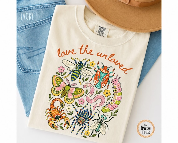 Love The Unloved Shirt, Cute Weird Animal Shirt, Bug Lover Gift, Vintage Entomology Tee, Biology Teacher Gift, Insect Lover Tee