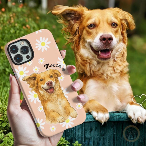 MagSafe Custom Dog Digital Portrait Phone Case with Personalized Pet Phone Case Custom Cat Custom Dog Phone Case Pet Painting Memorial Gift MagSafe Custom Dog Digital Portrait Phone Case with Personalized Pet Phone Case Custom Cat Custom Dog Phone Case Pet Painting Memorial Gift