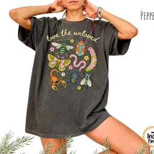 Love The Unloved Shirt, Cute Weird Animal Shirt, Bug Lover Gift, Vintage Entomology Tee, Biology Teacher Gift, Insect Lover Tee image 4