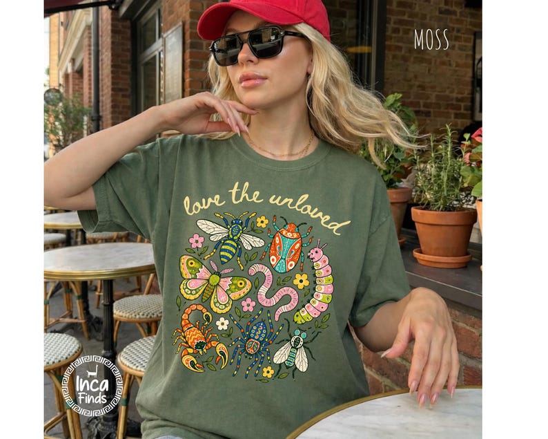 Love The Unloved Shirt, Cute Weird Animal Shirt, Bug Lover Gift, Vintage Entomology Tee, Biology Teacher Gift, Insect Lover Tee image 6
