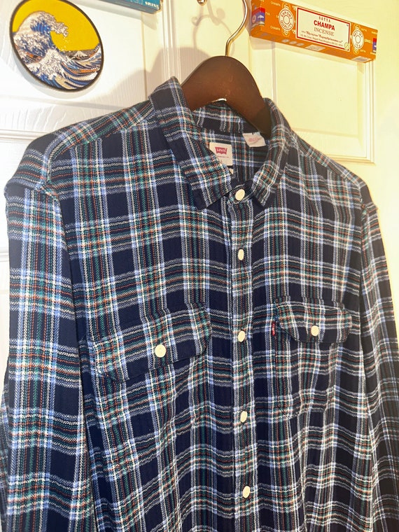 Levis Large [FREE SHIPPING] Plaid Vintage Style We