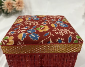 Thamboolam return gift boxes, Eco friendly Korai grass box