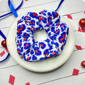 Buffalo Theme Scrunchies, Buffalo Bills Scrunchies, Cheetah Print Scrunchies, Football Theme Scrunchies