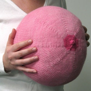 Pattern, Knit Breast Pillow image 1