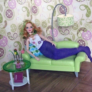 Pattern, Knit Mermaid Tail for Dolls image 4