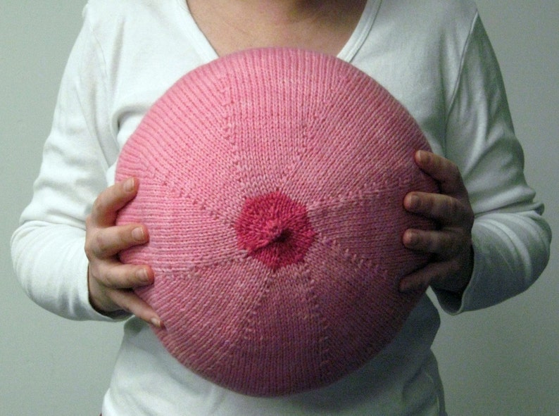 Pattern, Knit Breast Pillow image 5