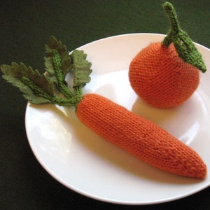 Pattern, Carrot and Mandarin image 1