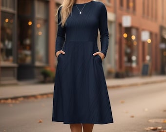 knee length dresses for ladies Lungo L'Arno Mushroom Linen Dress, M – Second Serve Resale main image 1