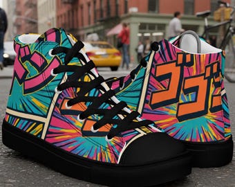 Sneakers alte in tela da donna
