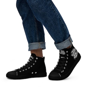 High-Top Leinenschuhe für Herren