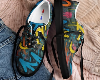 Zapatillas de lona con cordones para hombre