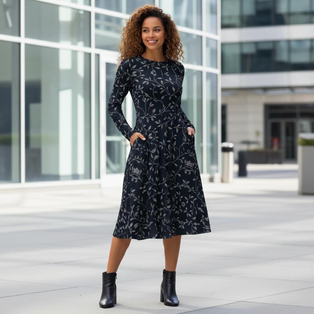 Wrap Dresses For Women 2025 Midi Women's Boho Floral Midi Dress - Side  Button Wrap V-Neck, Short Sleeve, Casual Summer & Vacation Dress