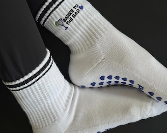 Barre Grip Socks, Pilates Workout, Non-Slip Heart Grips, Studio to Bar